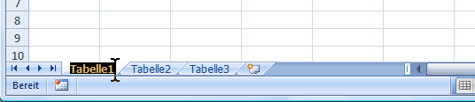 zum Tabellenblatt umbennen, diese doppelt anklicken