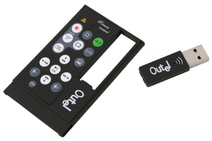 Outel USB Media Remote PCMCIA Fernsteuerung für Präsentationen