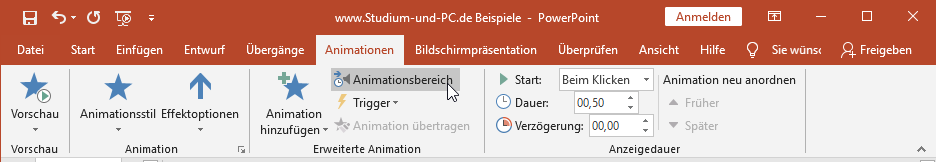 Animieren Von Diagrammen In Powerpoint